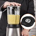 Pikkukuva 4 / 4: Blenderin kansi vaa'alla, elintarvikelaatuinen irrotettava kansi, BPA-vapaa, astianpesukoneen kestävä, blenderin osat, mehupuristimen kansi Oster Pro:lle [DB] Black