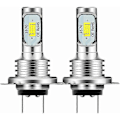 Pikkukuva 1 / 3: 80W Auton Led-ajovalot H7 Auton Etuvalot Csp 3570 Dekoodattu Auton Sumuvalo 80W, 2 kpl [DB]
