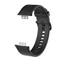 Miniatyrbillede 1 af 4: Blød silikone urrem til Huawei Watch Fit - Grøn [DB] Multicolor Black