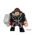 Miniatyrbild 2 av 5: Nya leksaker Wolverine Heroes byggklossar figurer set jul leksaker för barn presenter Db 874