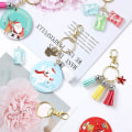 Miniatyrbilde 2 av 5: 100 stk Swivel Clasps Lanyard Snap Hooks Med Nøkkelringer, Nøkkelkjede Klips Kroker Hummerklo Clasps Fo