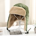 Miniatyrbilde 4 av 5: Hatt for menn, Ushanka, vinterutendørs: Hold deg varm og komfortabel med justerbar spenne og termisk snøhette db Black
