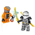 Miniatyrbillede 2 af 5: Kvalitets Høj 24stk Kompatible Masters Spinjitzu Kai Jay Cole VS Pyro Vipers Fire Fang Python Byggeklodser Figurer Legetøj db