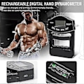 Pikkukuva 4 / 5: Puristusvoimamittari, 180 kg:n digitaalinen käden dynamometri USB LCD-näytöllä [DB]