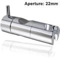 Miniatyrbilde 1 av 5: Hånddusjholder Universal, Justerbar Dusjholder, 360° Roterbar [db] 22mm
