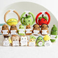 Miniatyrbild 5 av 5: Mini Rolig Positiv Potatis, Mjuk Ull Stickad Leksak 3 Tum Söta Virkade Dockor med Positivt Kort Dekoration Stöd för Födelsedag [Db] A-9pcs