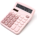 Miniatyrbillede 1 af 5: DB Pink Lommeregner, bordregner 12 cifre med stort LCD-display