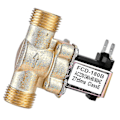Miniatyrbillede 2 af 2: 1/2\" AC 220V Normalt Lukket Messing Elektrisk Magnetventil til Vandstyring