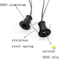 Miniatyrbillede 5 af 5: Sort 9 stk. Mini 12v 1w Led Loft Indbygningsspots Ip65, 3000k (120, Varm Hvid). db