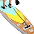 Miniatyrbillede 3 af 5: Windsurfing Surfbræt Paddle Board Leash Surfing Coiled Ankel Fod Ben Reb [DB] Black