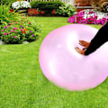 Miniatyrbillede 4 af 5: Boblebold legetøj til voksne børn, oppustelig vandbold sjov sommer strandhavebold blød gummibold udendørs spil gave Hk Db Pink 40cm