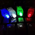 Miniatyrbilde 4 av 5: 10 stk. LED-fingerlamper for barn, lysende festartikler, dans, jul, Halloween, dekorleke JIKAIX [db] Green