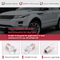 Pikkukuva 5 / 5: 20 kpl BA9S 1895 H6W 53 57 Bajonetti LED-valaisimia auton karttavaloon 12V Valkoinen db Silver