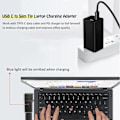 Miniatyrbillede 3 af 5: DB USB C til DC Slim Tip Adapter til Lenovo Thinkpads med 100W PD Hurtig Opladning