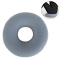Miniatyrbillede 1 af 5: Grå 15 tommer Oppustelig Donut Ring Pude med Pumpe, Hæmoride Siddepude, Haleben Smerter, til Kørestole - Brug i Hjemmet, Bilen, Kontoret [DB] Gray