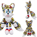 Miniatyrbillede 2 af 5: DB 2023 Super Sonic Plys Legetøj Flyvende Egern Super Lyd Mus Dukke Black backpack