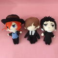 Miniatyrbild 3 av 5: Anime Bungou Stray Dogs Plyschdjur Dazai Osamu Plyschleksak Chuuya Nakahara Stoppade Dockor Mjuk Figur Barn Födelsedag Julgåva [DB] Dostoyevsky White