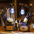 Pikkukuva 4 / 5: Piirretty Totoro -muotoinen LED-yövalolamppu Resin Koti Näyttö Malli Muotti Koriste [DB] C