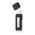Miniatyrbilde 2 av 5: Mini Spy Svart USB Nøkkellogger 240t - Knapp Opptak Strøm Av Lagre Direkte Plugg U Disk Opptaker db