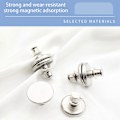 Pikkukuva 3 / 4: Verhon magneettikiinnikkeet, verhopainot magneetit verhon magneettinen pidike nappi kotiin makuuhuoneeseen toimistoon verhoihin [DB] 20mm