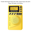 Miniatyrbild 5 av 5: Fickradio DAB Digitalradio Mini DAB+ Digitalradio med MP3-spelare FM-radio LCD-display db