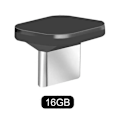 Miniatyrbilde 1 av 5: 16GB/32GB/64GB Type-C Flash IPX-7 Vanntett Mini USB Flash Drive Minnebrikke [db] 16GB