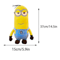 Miniatyrbild 2 av 3: DB Söt Minion Plyschleksaker Minion Plyschdocka Presentleksak Plysch Födelsedagspresent-r Kevin 14.5In