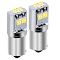 Pikkukuva 1 / 5: 2 kpl H21w 64136 Super Bright Led Auton Perävalojen Kääntövalot Takasumuvalot Lukulamput Punainen Valkoinen Keltainen [DB] White
