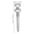 Miniatyrbilde 3 av 5: 26 stk Sko Pigger for Is Lufting Sko Pigger for Kvinner Plen Lufting Sko Pigger Sølv Plen Sho db Silver