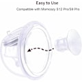 Miniatyrbillede 4 af 4: Flangeindsatser 13/15/17/19/21mm 10 stk., Kompatibel med Momcozy S12 Pro/S9 Pro/S12/S9 Bærbar Brystpumpekop [DB]