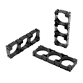 Miniatyrbillede 3 af 5: 50 stk. 21700 Lithium Celle Trippel Batteriholder Beslag Batteripakke Beslag Til Diy Batteri 21,7 mm [db] black