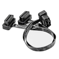 Miniatyrbilde 4 av 5: OBDII Forlengelse Dobbel Kontakt Y-Splitter OBD OBD2 16PIN Hann til Hunn Tilkobling Flat+Tynn for [DB] black