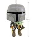 Miniatyrbillede 3 af 5: Star Wars The Mandalorian Med Barnet Funko Pop! Julepynt