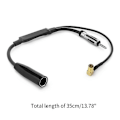 Miniatyrbillede 5 af 5: Opgraderet DAB Bil Antenne Splitter SMB Adapter DIN-Stik Bilradio DAB+ Antenne [db]