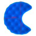 Pikkukuva 3 / 4: Hepa-suodattimet Samsung Sc8480 Sc8470 Sc8460 Sc8450 Sc844020 Pölysuodatin Imurin Tarvikkeet Varaosat Kulutustarvikkeet [DB] 2 Blue one size