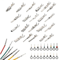 Miniatyrbild 1 av 5: 340 st 1/1,5/1,8/2,2/2,8/3,5 mm Terminalstift Kabelhärva Stift Hane Hona Automotive Elektrisk Conn [db]