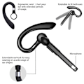 Miniatyrbilde 4 av 5: YYK520 Øretelefon Håndsfritt Business Headset Mini Ørepropper med Mikrofon for Kjøring [db] B YYK520-flagship version