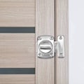 Miniatyrbillede 4 af 4: Dørlås Lille Lås Sikkerhed Dørlås Zink Legering Dørlås Badeværelse Soveværelse Toilet Dørlås Med 6 Skruer [DB]