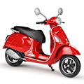 Miniatyrbilde 5 av 5: Welly 1:12 Vespa Gts Super 2020 Støpt kjøretøy Samleobjekter Hobby Motorsykkel Modell Leker Db White no box
