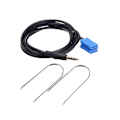 Miniatyrbillede 1 af 4: Med to radiotaster til Fiat Grande Punto Al-fa 159 bilstereo Aux 3,5 mm lyd DB