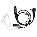 Miniatyrbillede 1 af 5: Air Tube Earpiece Headset Mic GP328Plus GP344 GP388 GP328-Plus F22 F25 W5 db Black