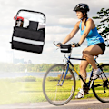 Miniatyrbillede 4 af 4: Cykelstyr Taske Cykeltasker Styr Cykelkurv Taske Med Mesh Lomme Cykel Front Opbevaringspose [DB]
