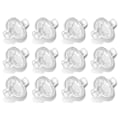 Miniatyrbild 1 av 5: Viralt in-line utloppsfilter kompatibelt med CPAP/BiPAP-maskin, 12-pack