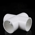 Miniatyrbilde 3 av 4: 10 stk. PVC 4-veis kryss for bygging av kraftig drivhusramme møbelkoblinger 20mm-yvan [DB]