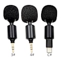 Miniatyrbild 4 av 5: Mini Mikrofon Böjbar Flexibel 3.5mm Jack Aux 4-polig/ 3-polig / TYPE C Mikrofon [Db] 3.5mm 4 pole pin