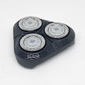 Miniatyrbild 4 av 5: Ersättningsrakhuvud för S1000 S1010 S1020 S1050 S1060 S1070 Serien 1000 Blad Reservskär [db] Black  Silver