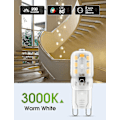 Miniatyrbillede 3 af 5: 10 stk. 2w G9 Varm Hvid 3000k, LED Pære, 25w Equivalent Halogen Pære, 230v Ac 180lm, 360 Bred Stråle, G9 Sockel [Energiklasse A+] [DB]