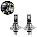 Miniatyrbilde 2 av 5: H4/9003 LED-frontlykter - LED H4-frontlykter - H4-billyspærer - Lyse LED-billyspærer - H4 LED-frontlykter