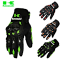 Pikkukuva 2 / 5: Uusi 1 pari Kawasaki Täyspitkät Moottoripyörä Hanskat Motocross Luvas Guantes Moto Racing Suojaavat Varusteet Hanska [DB] L Red