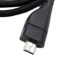 Miniatyrbilde 3 av 4: Audiokabel Stabil Overføring Anti-interferens Anti-vikling 3.5mm USB 8-pin Hodetelefon Driverfri for SteelSeries Arctis 3/5/7/Pro [DB] Black